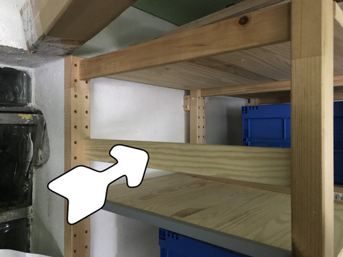 Barre supporti per scaffali - barre, /