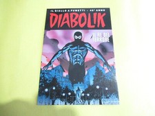 DIABOLIK CARTOLINA IL RE DEL TERRORE 40° ANNO PROMOCARD GIUSEPPE PALUMBO GADGET