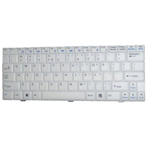 Tastiera bianca hqrp per - hqrp, us