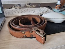 WW1 WW2  Cinghia in cuoio per Moschetto Carcano Modello 91 Regio Eserci         