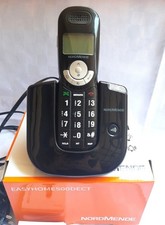 TELEFONO CORDLES  TASTIERA  NUMERI  E LETTERE  GRANDI VIVAVOCE  SPIA .NORDMENDE 
