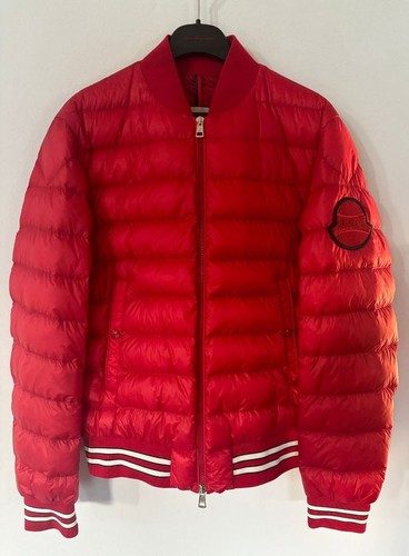 Bomber moncler rosso - bomber,
