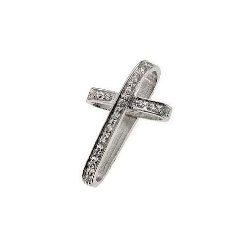 Croce oro pendente kt - 18,