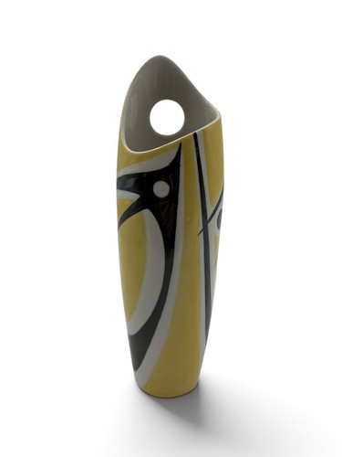 Vaso uccellino astratto