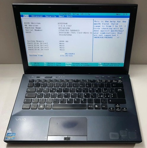 Notebook sony - notebook, 13,3"