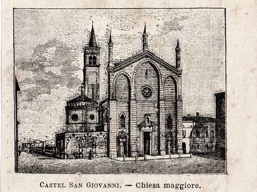 Stampa antica castel - antica,