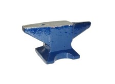 INCUDINE BLU IN GHISA HAND PESO 5 KG A DUE TESTE PUNTE