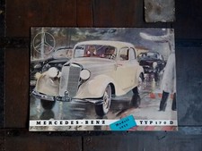 Brochure ufficiale MERCEDES BENZ TYP 170 D 1952 tedesco originale