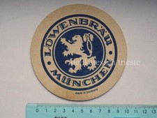 LOWENBRAU Munchen BIRRA bier beer vecchio sottobicchiere coaster Bierdeckel 