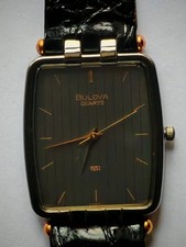 VINTAGE BULOVA TANK QUARTZ NEW
