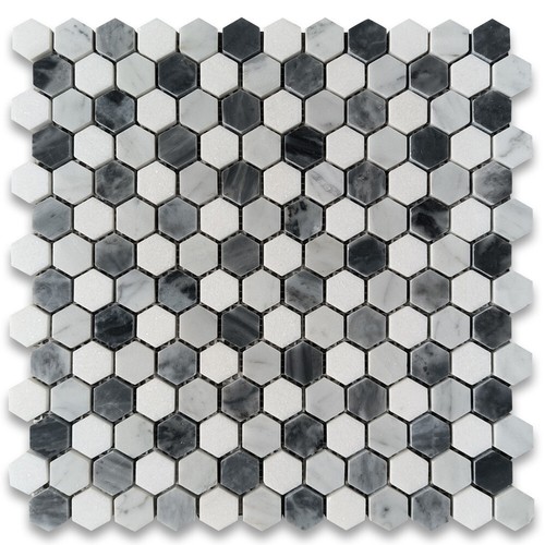 Piastrella mosaico esagonale