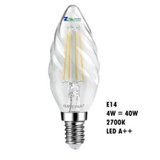 LAMPADINA TORTIGLIONE CHIARO