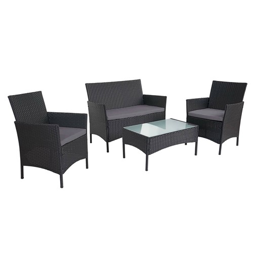 Set polyrattan halden - 2-1-1,