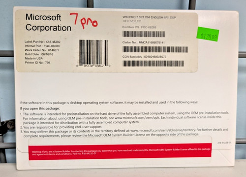 Microsoft windows - windows, 7