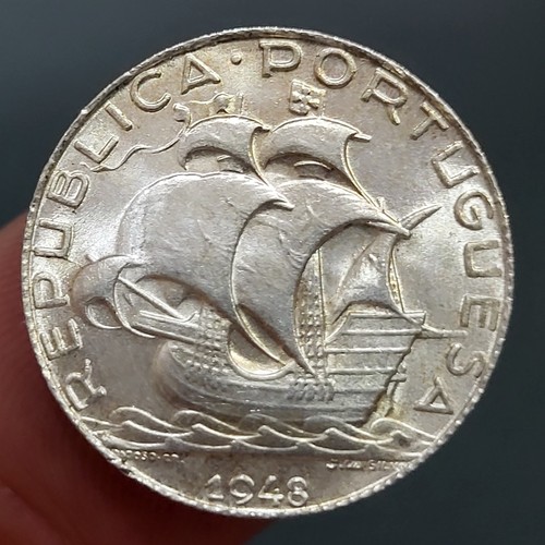 Moneta argento portogallo 1948 - moneta,