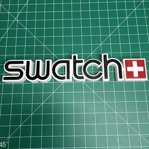 Orologio swatch stampato 3d - orologio, in