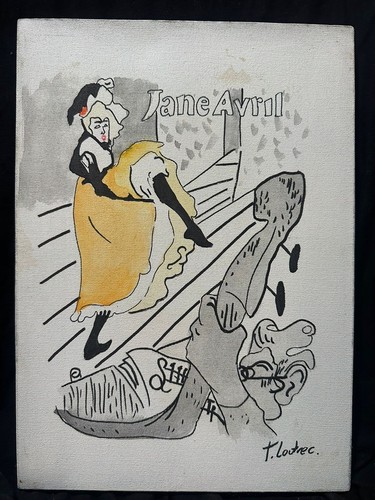 Quadro toulouse lautrec olio - toulouse-lautrec,