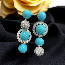 Orecchini Pave 5,40 Cts