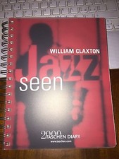 WILLIAM CLAXTON JAZZ SEEN 2000 TASCHEN DIARY  agenda fotografica ad anelli 1999 