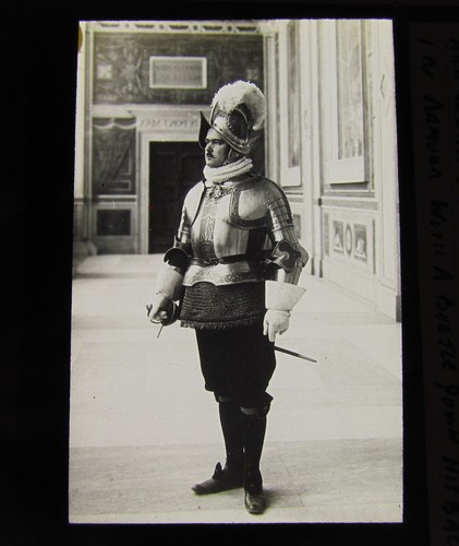 Glass magic lantern - glass, slide