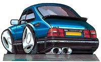 Saab 900 Blue turbo se cd spg