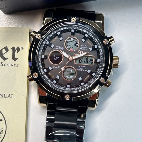 Orologio cronografo stauer due - orologio,