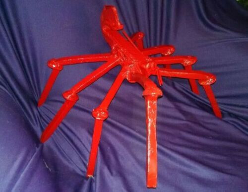 Scultura metallo ragno - scultura,