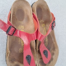 Sandali Birkenstock rosso numero 37 donna