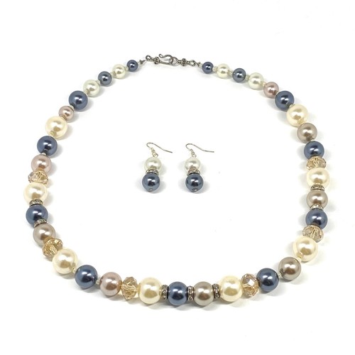 Set collana orecchini - set, e