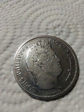 MONETA FRANCIA LUIGI FILIPPO I 1/2 FRANCO 1842 B argento 900 SILVER peso 2,5 gr