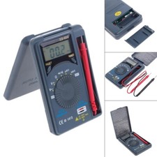 Pratico Multimetro Digitale Tascabile ACDC con Auto Range LCD Voltmetro Tester