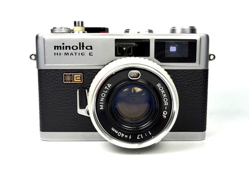 Minolta matic rokkor qf - hi-matic, e