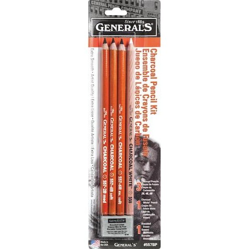 Kit matite carbone - general's, 5
