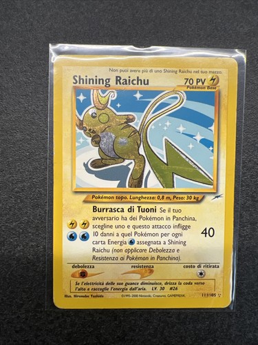 Pokémon shining raichu neo - pokémon,