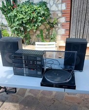 Stereo Anni 80 Akai AC-M310WR Cassette Radio con Giradischi 