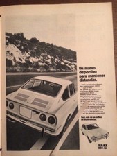 Publicidad Automóvil Seat 850