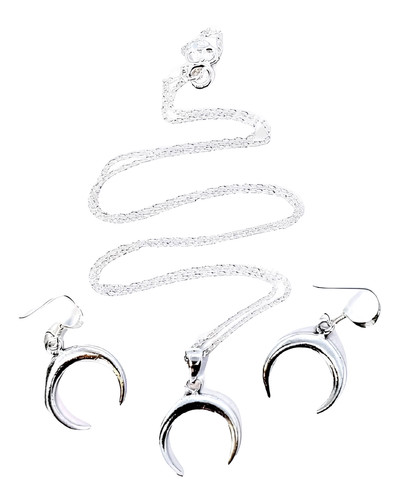 Set collana orecchini pendenti