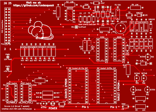Pcb per programmatore eprom - pcb,