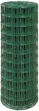 RETE ELETTROSALDATA PLASTIFICATA VERDE ZINCATA MAGLIA 75x63 VARI FORMATI MISURE