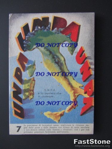 Cartolina originale unpa - originale,