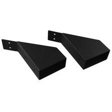 Staffe per pergola in ferro nero migliorano la stabilità di gazebo e cabine di