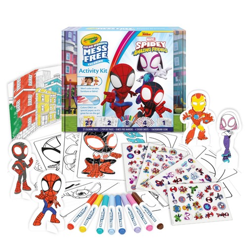Spidey crayola activity set - spidey,