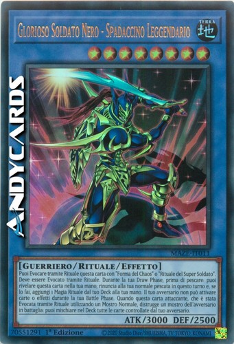 Glorioso soldato nero - soldato,