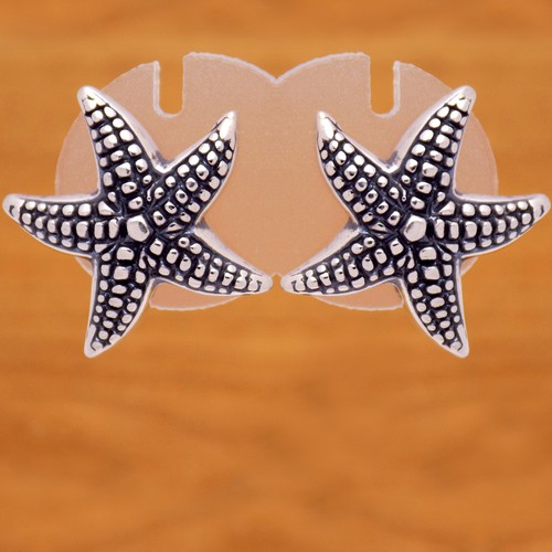 Orecchini bottone con - a,