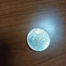 MONETA ARGENTO 500 LIRE
