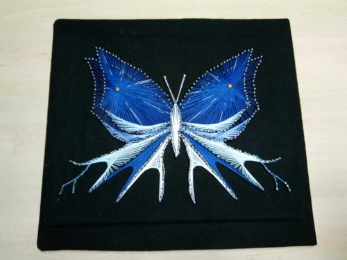 Quadro string art - , farfalla