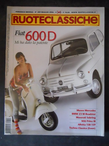 Ruoteclassiche 209 2006 - ruoteclassiche, fiat