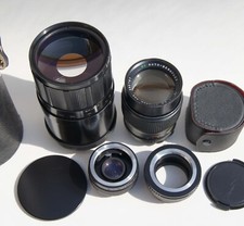 Zenit 500mm + BEROFLEX 135mm + 2X + ANELLO FUJI FX