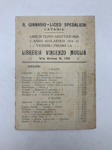 Ginnasio liceo spedalieri - r.,