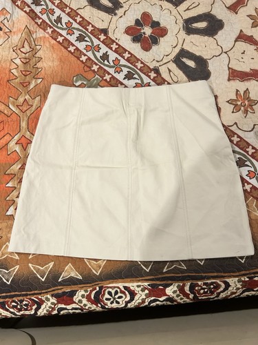 Minigonna zara pelle taglia - in,